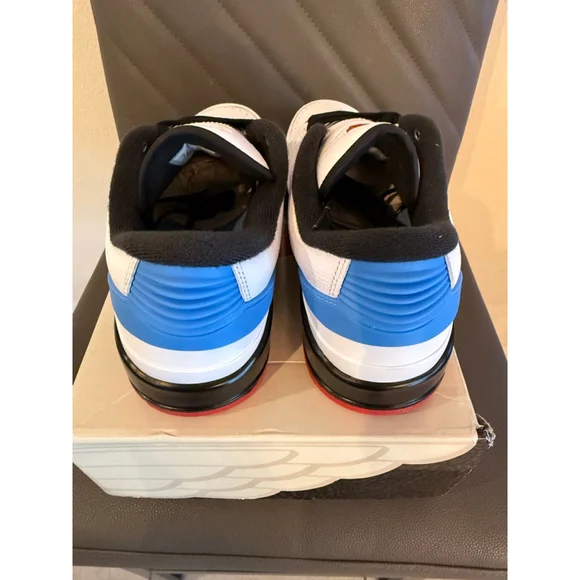 Men's Air Jordan 2/3 Sneakers Size 8 White Black Blue Red